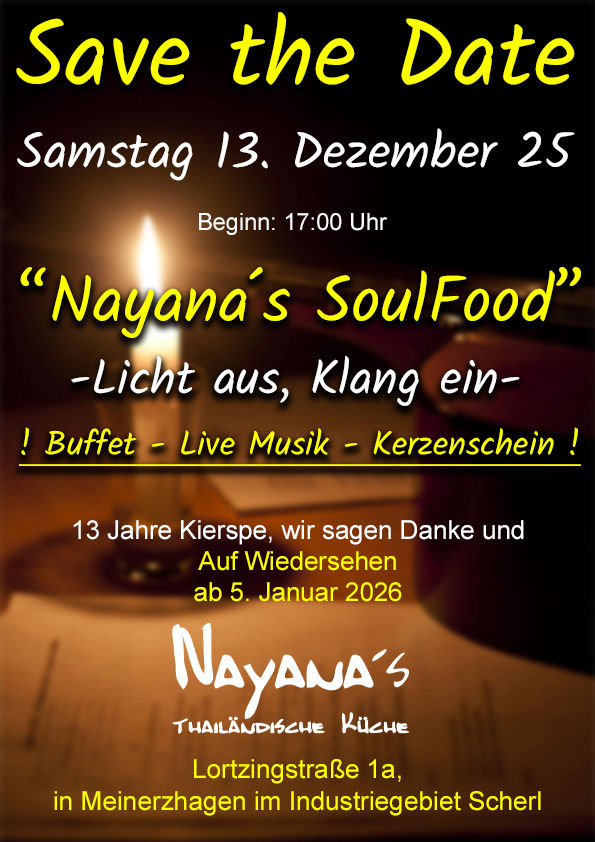 Save teh Date, wir feiern Abschied aus Kierspe